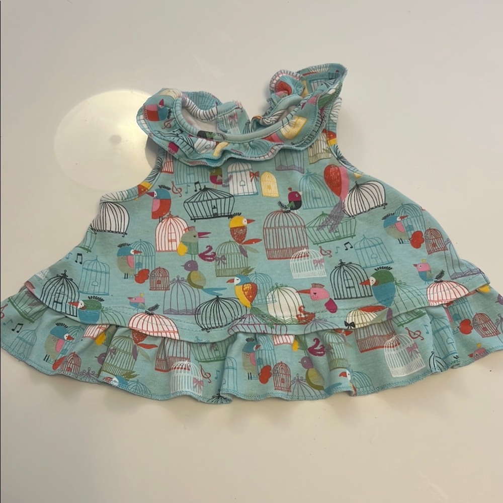 Zutano Birdcage Print Toddler Tunic
